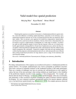 Valid model-free spatial prediction