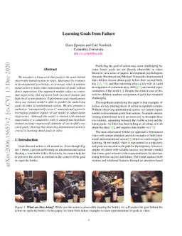 Learning Goals from Failure