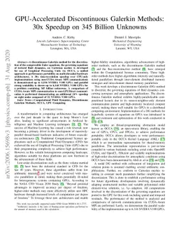 GPU-Accelerated Discontinuous Galerkin Methods: 30x Speedup on 345
  Billion Unknowns