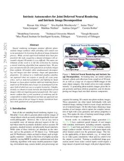 Intrinsic Autoencoders for Joint Neural Rendering and Intrinsic Image
  Decomposition