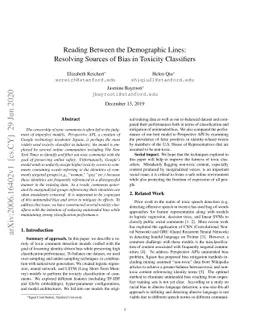 Reading Between the Demographic Lines: Resolving Sources of Bias in
  Toxicity Classifiers