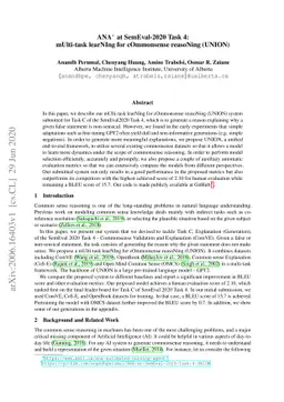 ANA at SemEval-2020 Task 4: mUlti-task learNIng for cOmmonsense
  reasoNing (UNION)