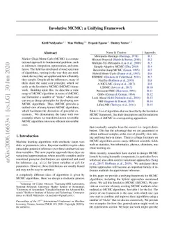 Involutive MCMC: a Unifying Framework