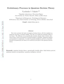 Evolutionary Processes in Quantum Decision Theory