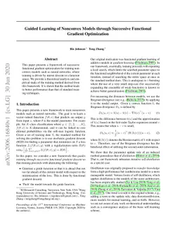 Guided Learning of Nonconvex Models through Successive Functional
  Gradient Optimization