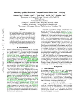 Ontology-guided Semantic Composition for Zero-Shot Learning