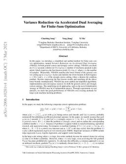 Variance Reduction via Accelerated Dual Averaging for Finite-Sum
  Optimization