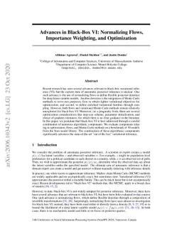 Advances in Black-Box VI: Normalizing Flows, Importance Weighting, and
  Optimization