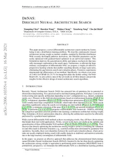 DrNAS: Dirichlet Neural Architecture Search