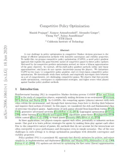 Competitive Policy Optimization