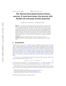 The Normal-Generalised Gamma-Pareto process: A novel pure-jump Lévy
  process with flexible tail and jump-activity properties