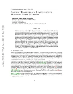 Abstract Diagrammatic Reasoning with Multiplex Graph Networks