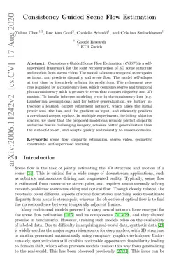Consistency Guided Scene Flow Estimation