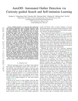 AutoOD: Automated Outlier Detection via Curiosity-guided Search and
  Self-imitation Learning