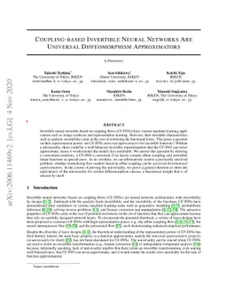 Coupling-based Invertible Neural Networks Are Universal Diffeomorphism
  Approximators