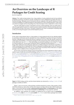 An Overview on the Landscape of R Packages for Credit Scoring