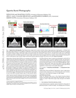 Quanta Burst Photography