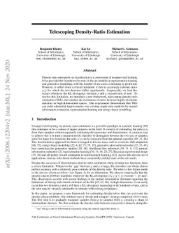Telescoping Density-Ratio Estimation