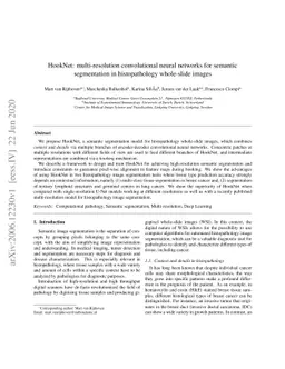 HookNet: multi-resolution convolutional neural networks for semantic
  segmentation in histopathology whole-slide images