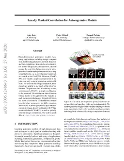 Locally Masked Convolution for Autoregressive Models