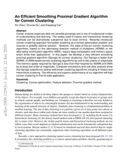 An Efficient Smoothing Proximal Gradient Algorithm for Convex Clustering
