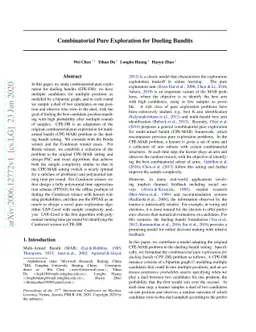 Combinatorial Pure Exploration of Dueling Bandit