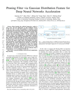 PFGDF: Pruning Filter via Gaussian Distribution Feature for Deep Neural
  Networks Acceleration