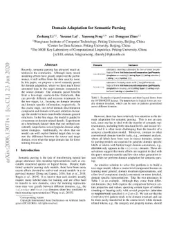 Domain Adaptation for Semantic Parsing