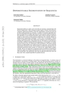 Differentiable Segmentation of Sequences