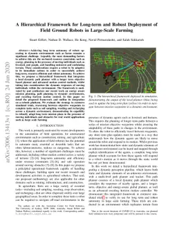 A Hierarchical Framework for Long-term and Robust Deployment of Field
  Ground Robots in Large-Scale Farming