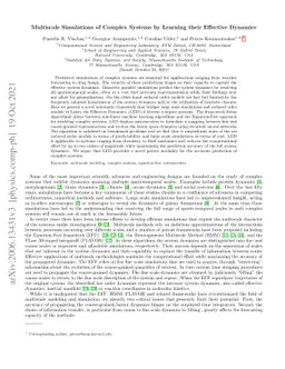 Multiscale Simulations of Complex Systems by Learning their Effective
  Dynamics