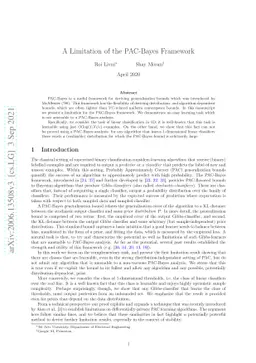 A Limitation of the PAC-Bayes Framework