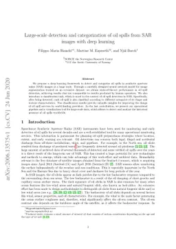 Large-scale detection and categorization of oil spills from SAR images
  with deep learning