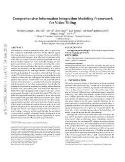 Comprehensive Information Integration Modeling Framework for Video
  Titling