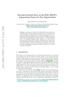Extended Labeled Faces in-the-Wild (ELFW): Augmenting Classes for Face
  Segmentation