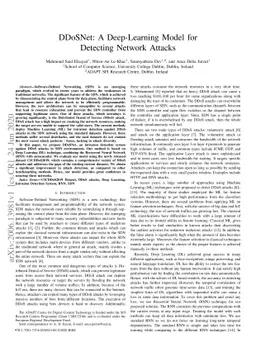 DDoSNet: A Deep-Learning Model for Detecting Network Attacks