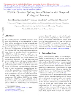 BS4NN: Binarized Spiking Neural Networks with Temporal Coding and
  Learning