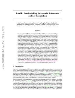 RobFR: Benchmarking Adversarial Robustness on Face Recognition