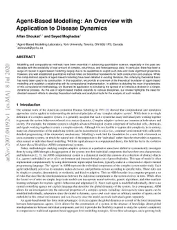 Agent-Based Modelling: An Overview with Application to Disease Dynamics