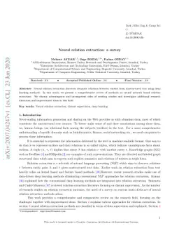 Neural relation extraction: a survey