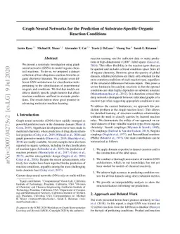Graph Neural Networks for the Prediction of Substrate-Specific Organic
  Reaction Conditions