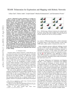 TEAM: Trilateration for Exploration and Mapping with Robotic Networks