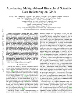 Accelerating Multigrid-based Hierarchical Scientific Data Refactoring on
  GPUs