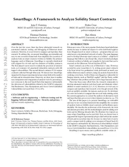 SmartBugs: A Framework to Analyze Solidity Smart Contracts