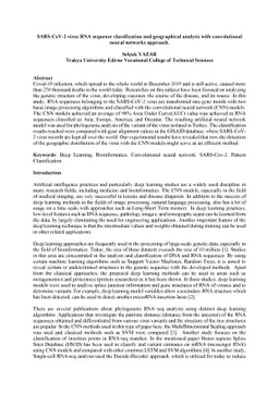 SARS-CoV-2 virus RNA sequence classification and geographical analysis
  with convolutional neural networks approach