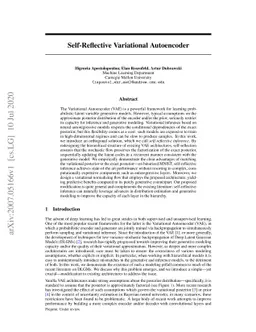 Self-Reflective Variational Autoencoder
