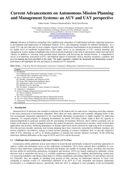 Current Advancements on Autonomous Mission Planning and Management
  Systems: an AUV and UAV perspective