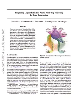Integrating Logical Rules Into Neural Multi-Hop Reasoning for Drug
  Repurposing