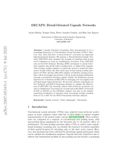 DECAPS: Detail-Oriented Capsule Networks