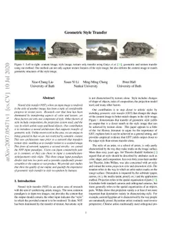 Geometric Style Transfer